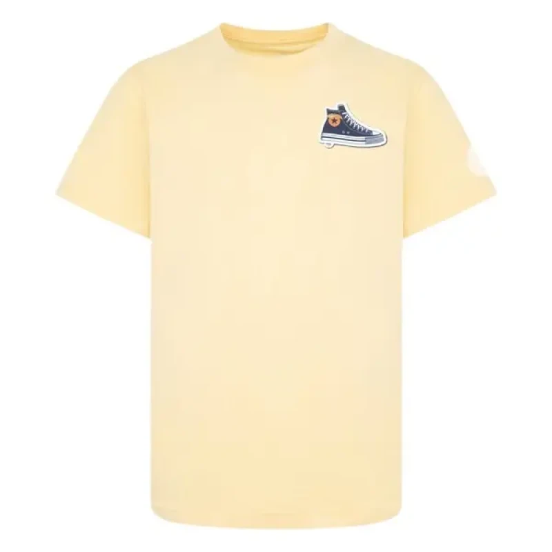 Image of Converse Kid's T-Shirt Converse Sun Fresh Chuck Patch Gfx Multicolore Male 13/15 ans