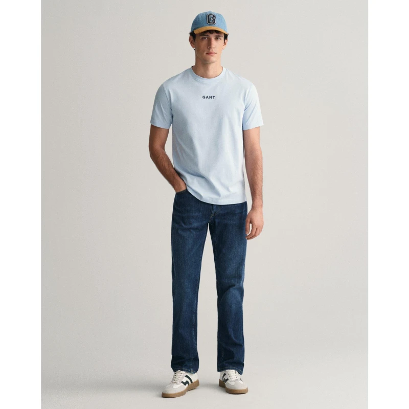 Image of Gant Regular Fit Jeans Worn Blue male 30W S