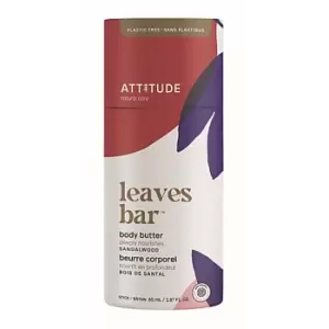 image of Attitude Leaves Bar Body Butter - Sandalwood