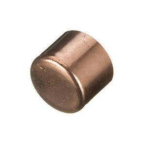 image of Wickes End Feed Stop End Cap - 15mm Pack of 2