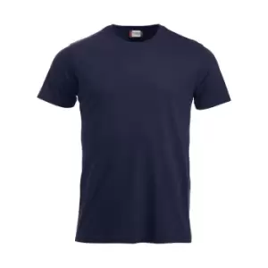 image of Clique Mens New Classic T-Shirt (XS) (Dark Navy)