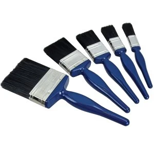 image of Faithfull Utility Paint Brush Set of 5 19 25 38 50 & 75mm