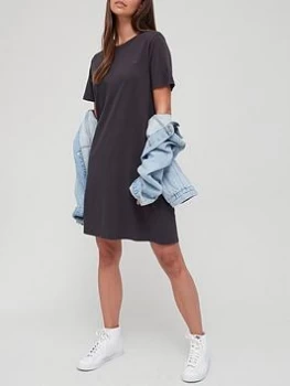 Image of Levis Elle 100% Cotton T-Shirt Dress - Black