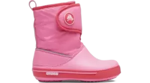 image of Crocs Crocband II.5 Gust Boot Boots Kids Pink Lemonade / Poppy C12