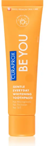 image of Curaprox Be You Whitening Peach & Apricot Toothpaste 60ml