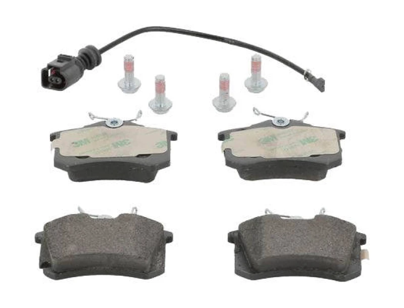 Image of JURID 573112J Brake pad set incl. wear warning contact, with accessories Brake Pad Set,disc brake (402)