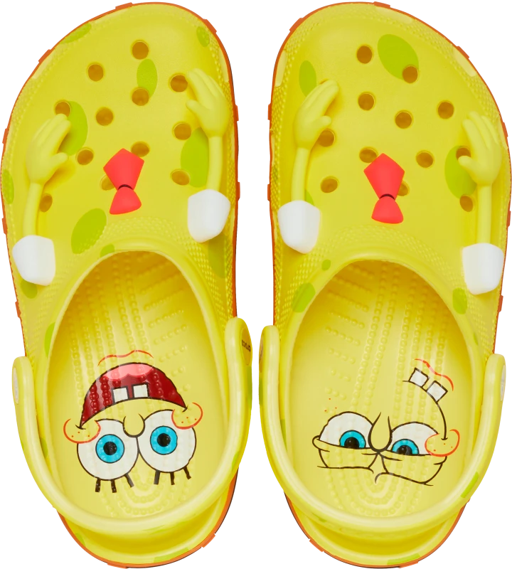 Image of Crocs Unisex SpongeBob Classic Clogs Banana M11
