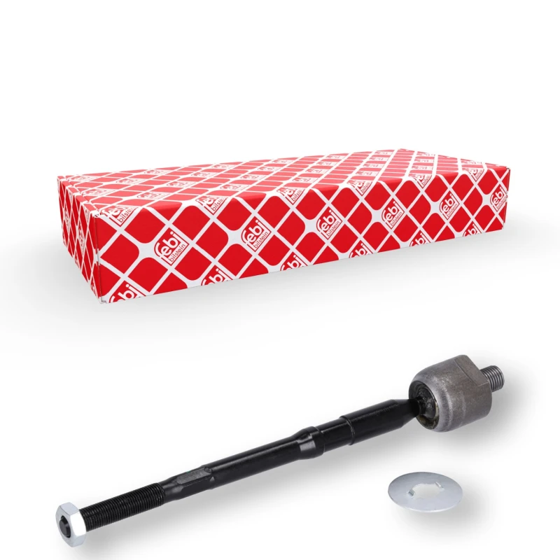 Image of FEBI BILSTEIN 34772 Inner Tie Rod OE Turbo NEW, Front axle both sides, with counter nut Inner Tie Rod (51)