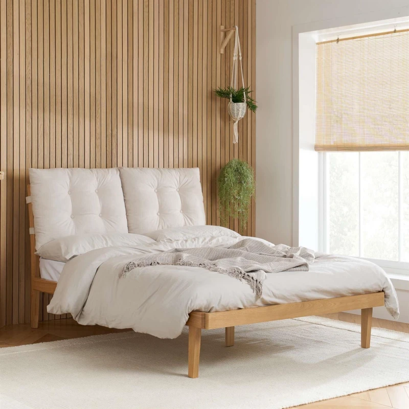 Image of Birlea Ander 4ft6 Oak Wooden Bed Frame