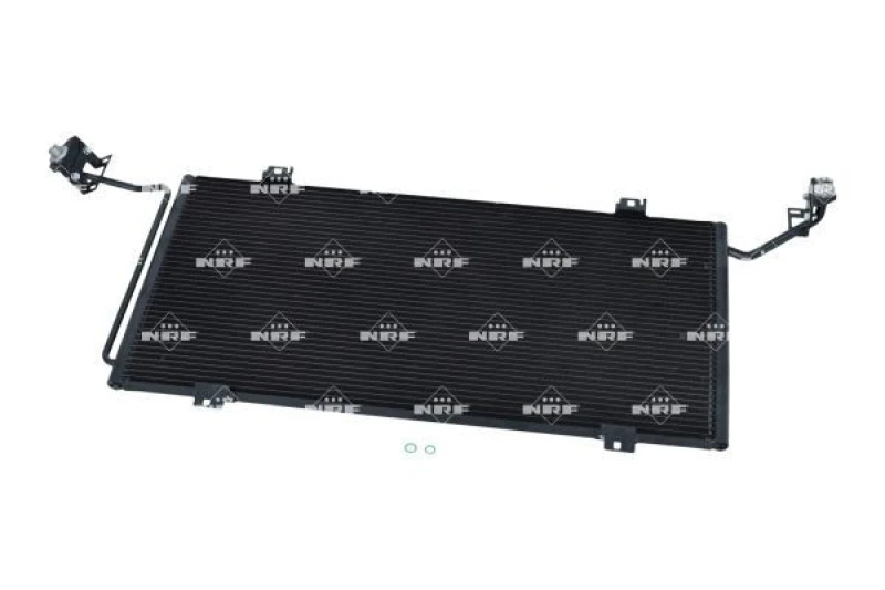 Image of NRF 35908 Condenser EASY FIT, with seal ring, with nitrogen filling Aluminium Condenser,air conditioning (448)