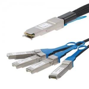 Image of 2m QSFPPlus to 4 SFPPlus Breakout Cable