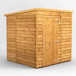 Image of 6X6 Power Overlap Pent Windowless Shed