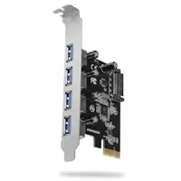 Image of AXAGON PCEU-430VL 4x ext. USB-3.0-Ports PCIe-Adapter Card