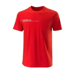 Image of Wilson Tech T Shirt Mens - Red