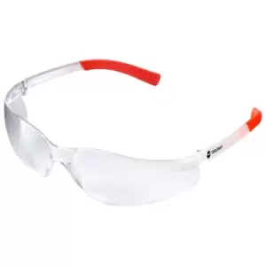 image of Toolcraft 1781071 Safety Spectacles - Clear/Orange