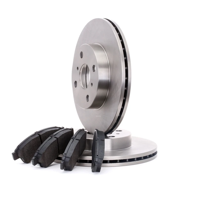 Image of RIDEX 3405B0262 Brake disc and pads set Front Axle, Brake Disc Type: Vented Brake Set,disc brakes (3405)