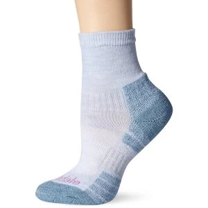 Image of Bridgedale Woolfusion Trail Light Womens Sock Grey and Smokey Blue Small