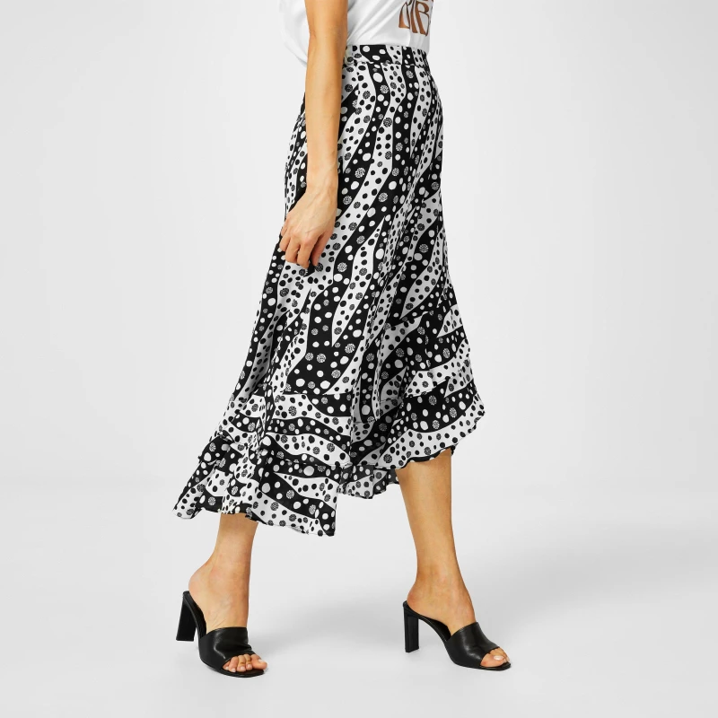 Image of Biba Biba Ruffle Detail Skirt - Multi Multi 8