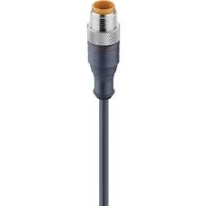 Image of Lumberg Automation 47076 RST 8 2822 M Actuator sensor Connection M12 Plug Straight Black