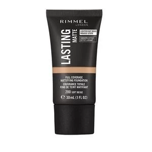 image of Rimmel Lasting Matte Foundation - 200 Soft Beige