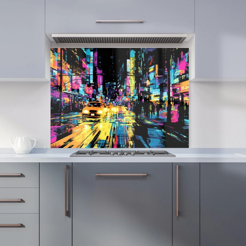 Image of Designer Kitchen Splashbacks Dante Mercer: 00020 Kitchen Splashback Size: 600mm x 750mm Multicolor Unisex 600mm x 750mm