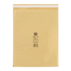 image of Jiffy Airkraft Size 7 Postal Bags Bubble lined Peel and Seal 340x445mm Gold 1 x Pack of 50 Bags