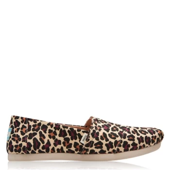 image of Toms Alpargata Canvas Pumps - Leopard