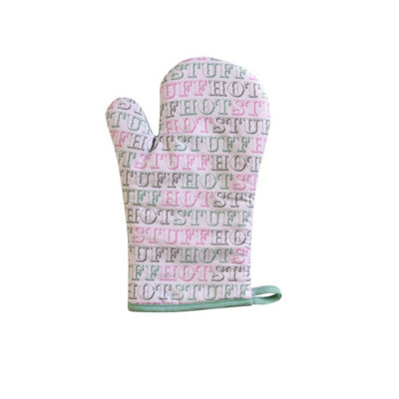 Image of Premier Housewares Lola Oven Glove Quilted and Heat Resistant Pink