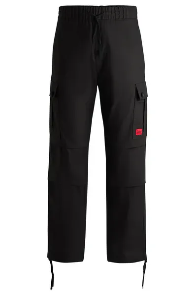 Image of HUGO Garlo233 Cargo Trousers Dark Beige 34W x 32L