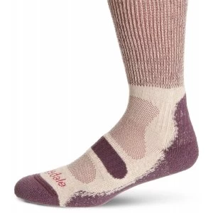 image of Bridgedale CoolFusion Light Hiker Womens Large Sock Plum