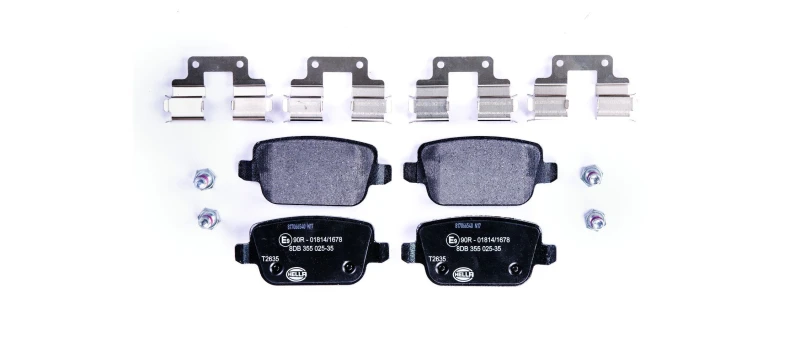 Image of HELLA Brake pad set HELLA 8DB 355 025-351