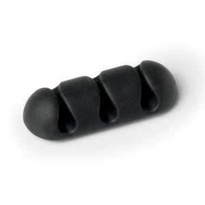 Image of Durable CAVOLINE CLIP3 Self Adhesive Cable Clips Graphite Ref 503937