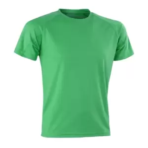 Image of Spiro Mens Aircool T-Shirt (S) (Irish Green)