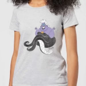 Image of Disney The Little Mermaid Ursula Classic Womens T-Shirt - Grey - L