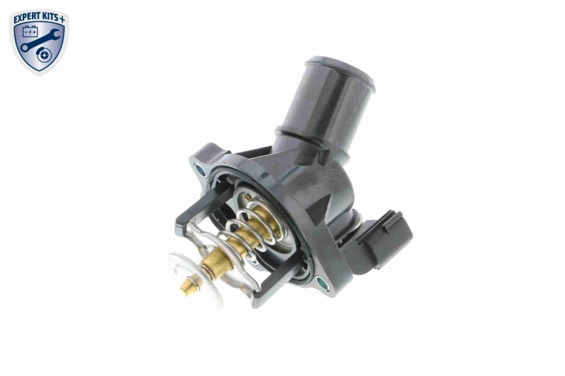 Image of VEMO V25-99-1703 Engine thermostat Opening Temperature: 98°C, with gasket/seal, with housing Thermostat,coolant (316)