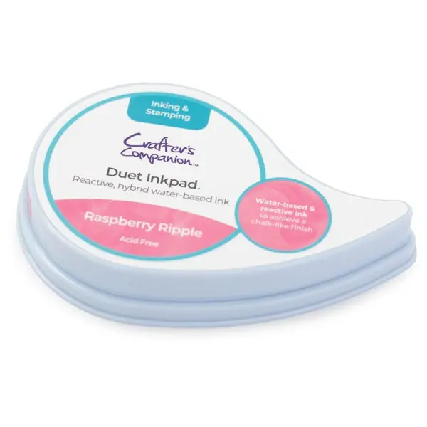 Image of Crafter's Companion Duet Hybrid Ink Pad Pink Raspberry Ripple