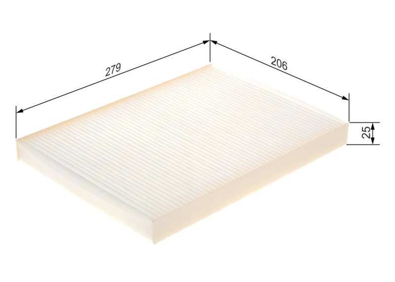 Image of Bosch 1 987 432 808 Pollen filter Particulate Filter Filter,interior air (424)