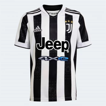 Image of adidas Juventus Home Shirt 2021 2022 Junior - White/Black