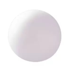 Image of Huevo Ball Table Lamp 1 Light CFL Large In Line Switch Indoor, Opal White