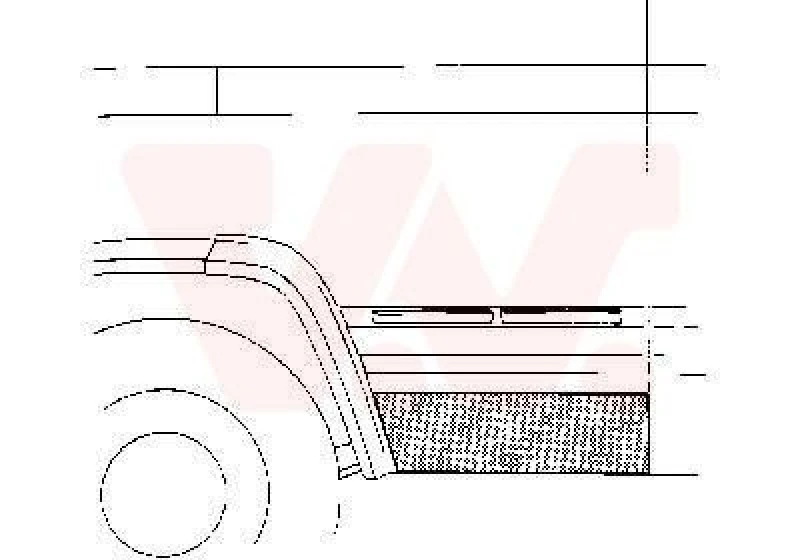 Image of VAN WEZEL Door, driver cab VAN WEZEL 3050.71
