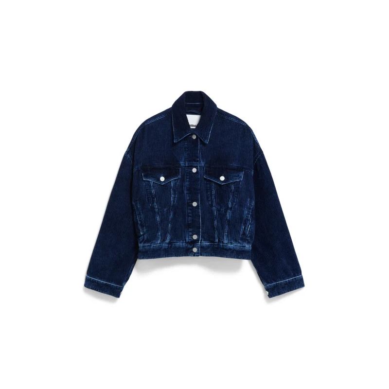 Image of ARMEDANGELS Womens denim jacket ARMEDANGELS Paasithe Cord Bleu Female XL