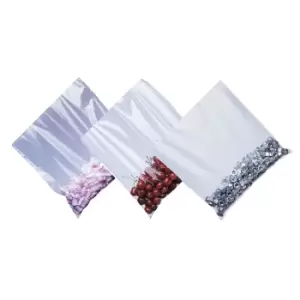 image of Plain Polythene Bags 381 x 508mm Light Weight - Pack of 1000