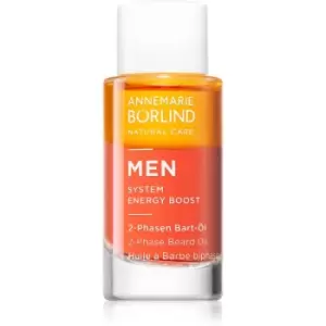 image of Annemarie Borlind Men System Energy Boost Moisturizing Oil for Face and Beard For Him 30ml