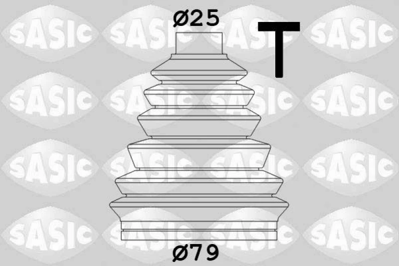 Image of CV boot kit, drive shaft SASIC 1904049