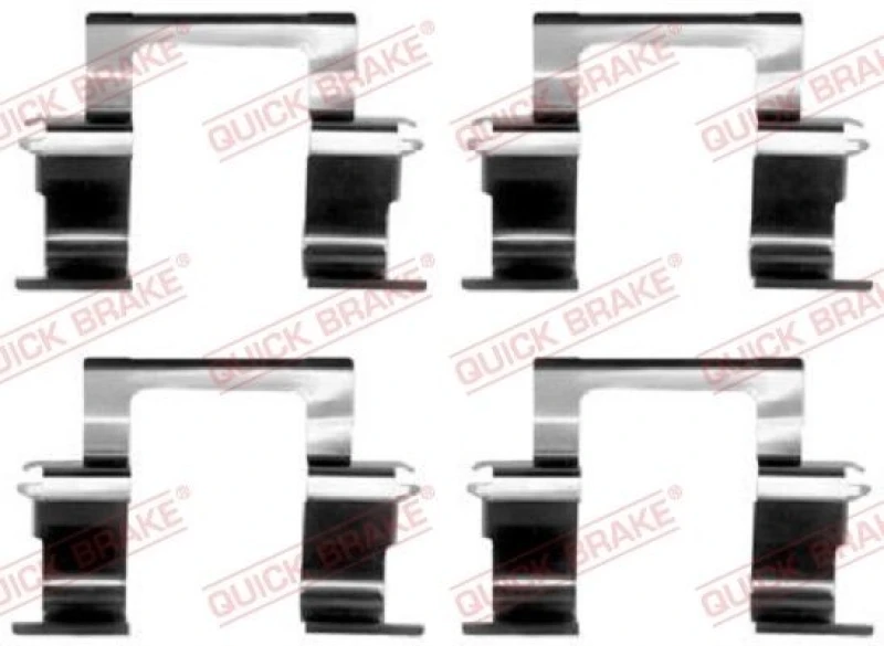 Image of QUICK BRAKE Brake pad fitting kit QUICK BRAKE 109-1274