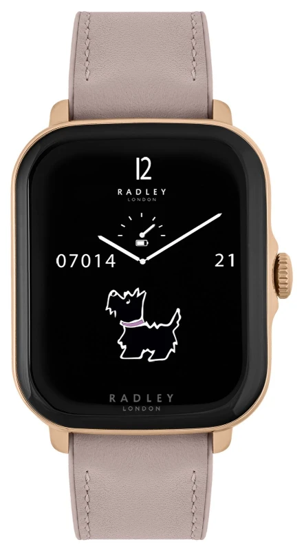 Image of Radley Series 20 Pink Leather Strap Calling Smart Watch