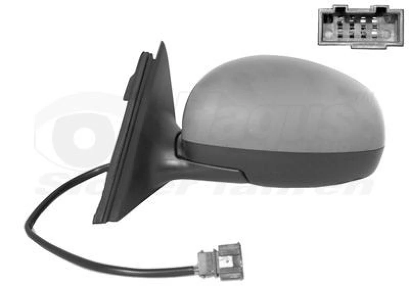 Image of VAN WEZEL Wing mirror VAN WEZEL 7627807