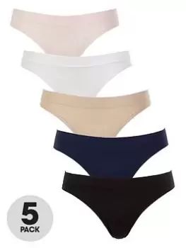 DORINA Rosanne Brief (5 Pack) - Multi, Size 10, Women