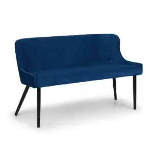 image of Julian Bowen Luxe High Back Bench Blue