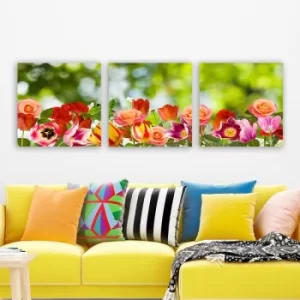 Image of P785068 Multicolor Decorative Canvas Painting (3 Pieces)